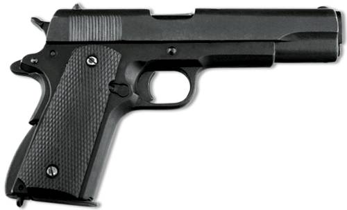 Автоматический пистолет «Кольт» 45 калибр, 1911г. черный