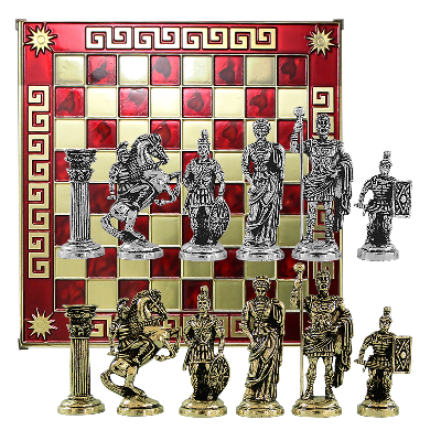 Шахматы сувенирные "Древний Рим" MN-503-RD-GS