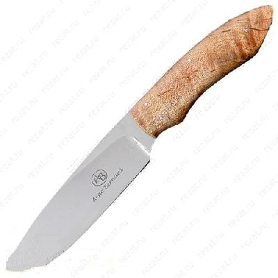 Туристический охотничий нож с фиксированным клинком 9.8 см AB/Giraffe SPALTED MAPLE