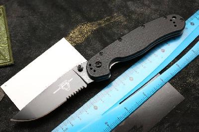 Нож RAT™-1 Black - Partial Serration Blade