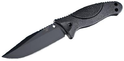 Туристический охотничий нож с фиксированным клинком Hogue/Elishewitz EX-F02 11.4 см HG/35250BKR
