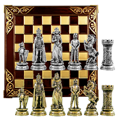Шахматы сувенирные "Мария Стюарт" MN-501-RD-GS