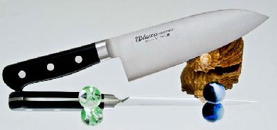 Кухонный нож Misono Molibden Steel Deba MS552