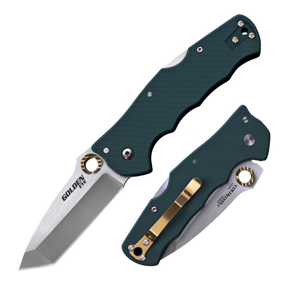 Складной нож Cold Steel Golden Eye Forest Green Tanto Point