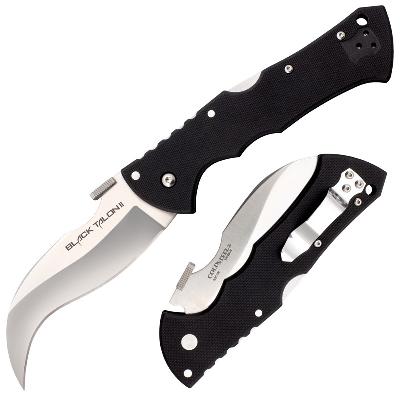 Нож складной Cold Steel Black Talon II Plain Edge 22B