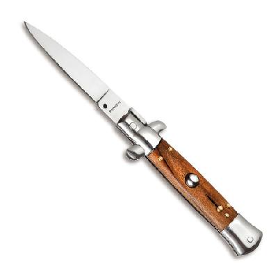 Автоматический складной нож Sicilian Needle Olive Wood