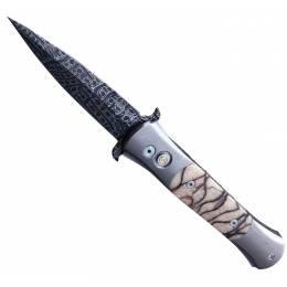 Автоматический складной нож The Don Custom Titanium Tiger Coral PT1760-TC
