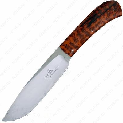 Туристический охотничий нож с фиксированным клинком 14 см AB/Elephant SNAKE WOOD