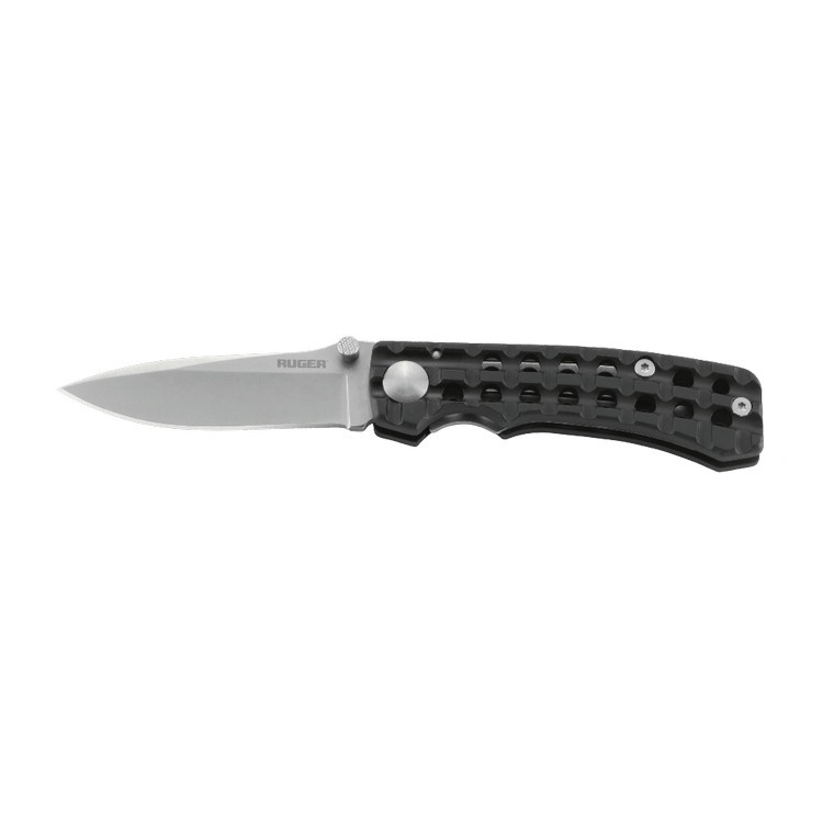 Складной нож Ruger Knives Go-N-Heavy™ Compact Tactical Folder Bill Harsey Design Stonewashed Plain Blade