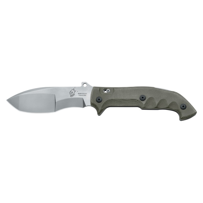 Нож складной FKMD Meskwaki Tracker Green Micarta Scales Bead Blasted Blade