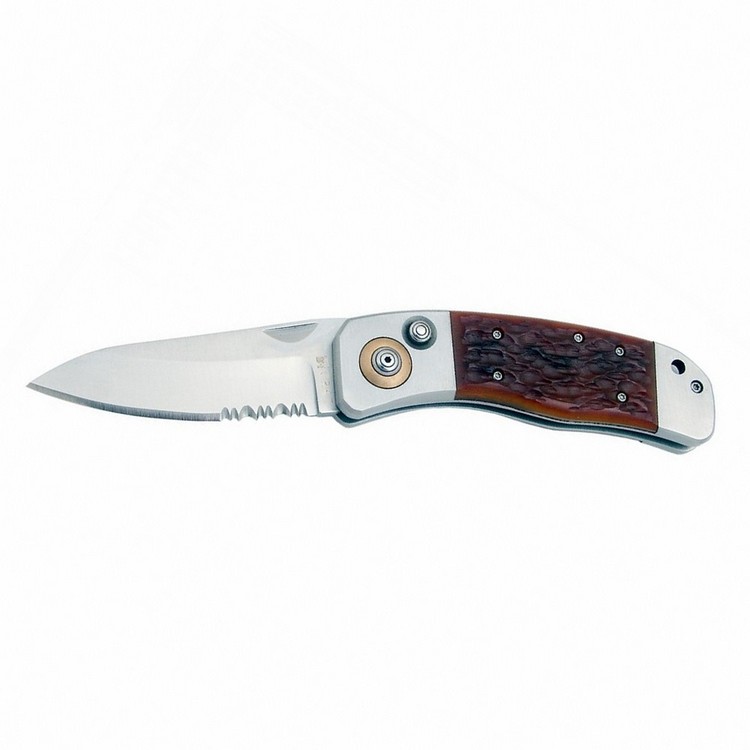 Автоматический складной нож Lake's P.A.L. Folding Knife Jigged Bone Combo