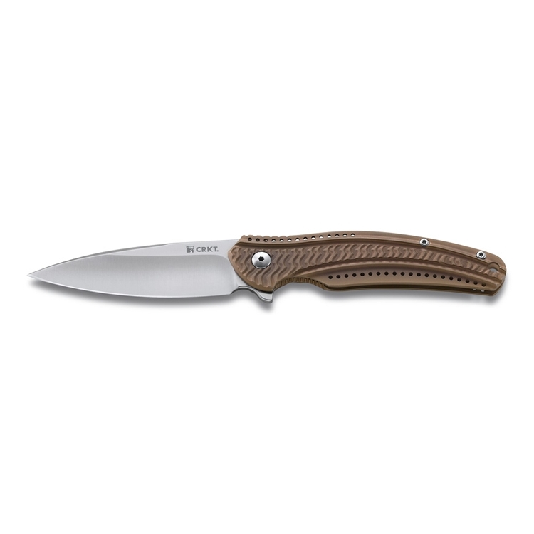 Складной нож Ripple Bronze Coating Stainless Steel Handle (IKBS® Flipper)