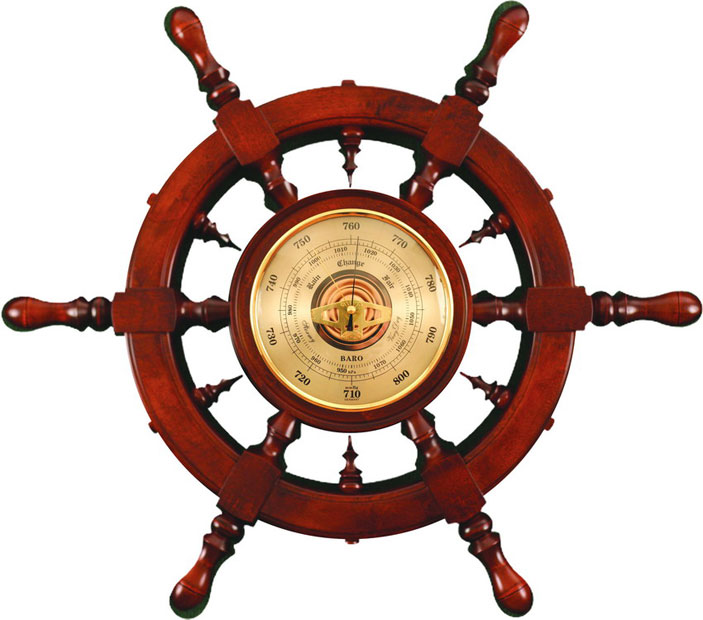 Настенный барометр «Штурвал» d19,7 см